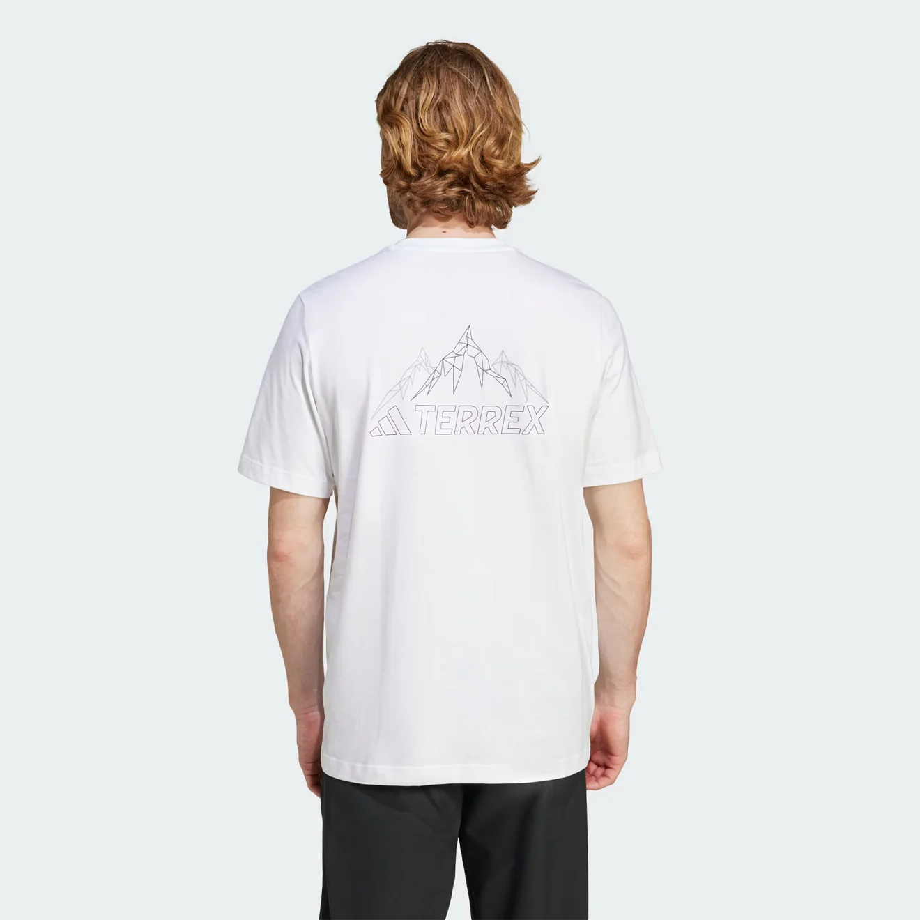 Adidas Terrex Mountain Graphic T-Shirt White - Image 4