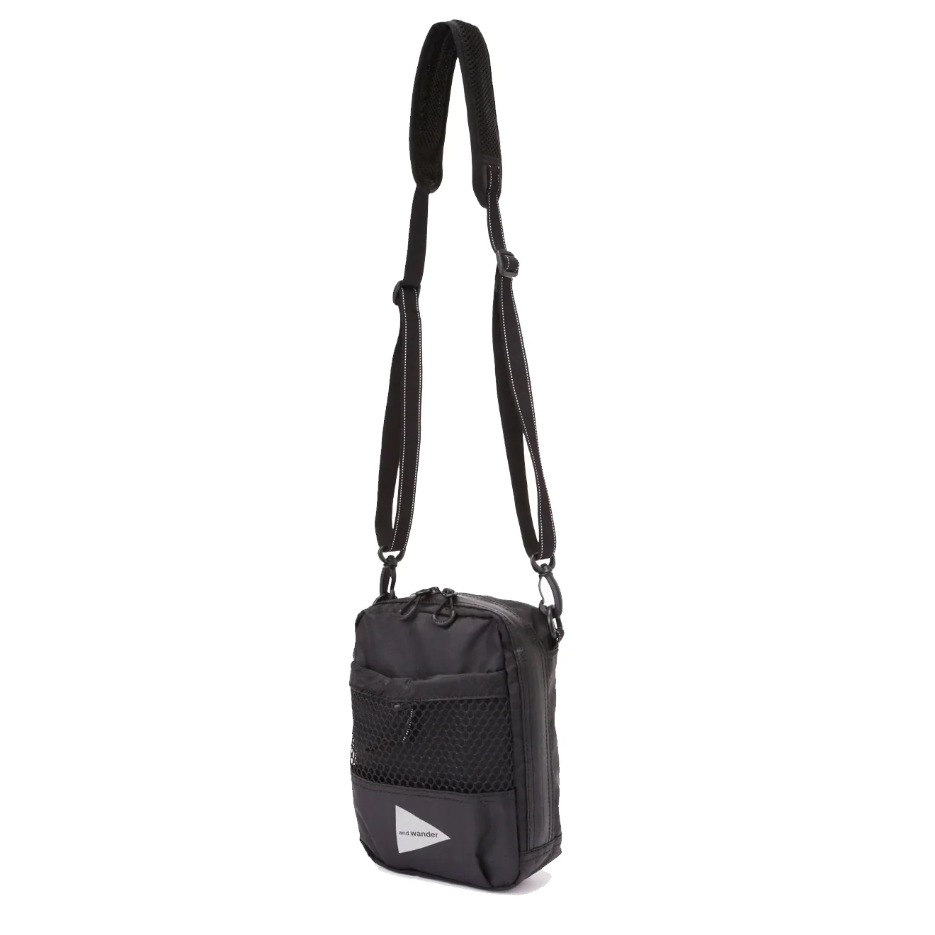 And Wander Ecopak Sholder Pouch Black - Image 3