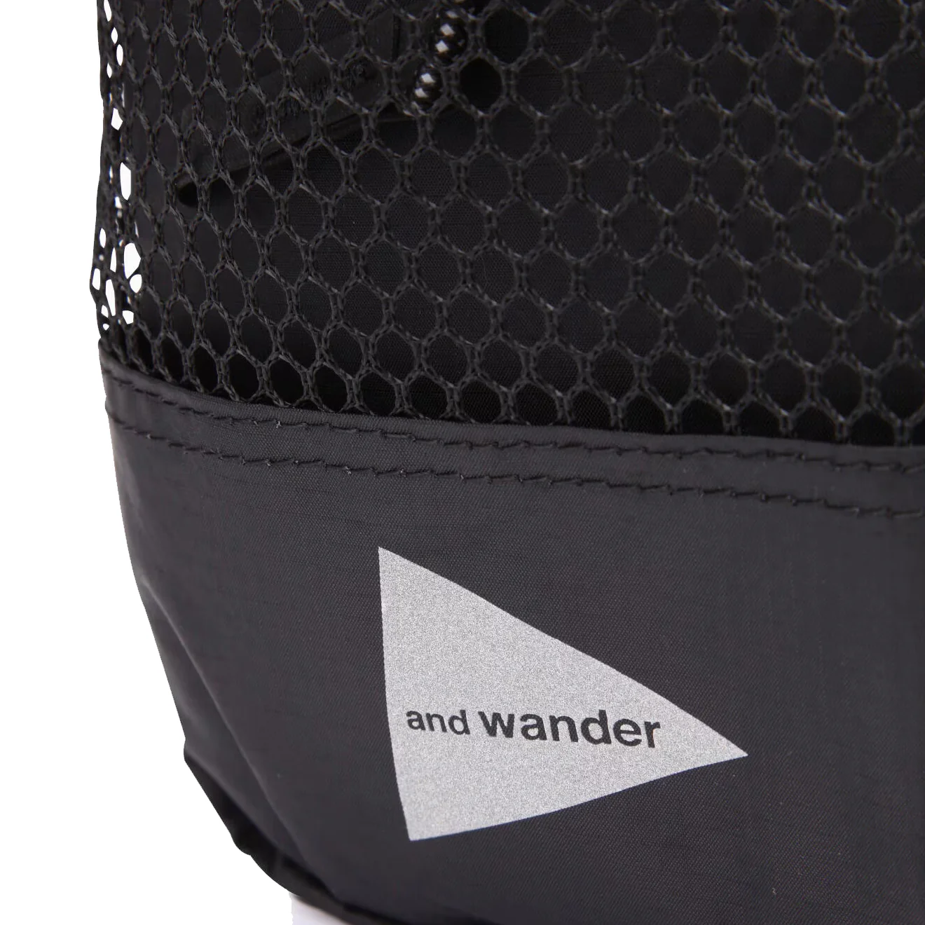 And Wander Ecopak Sholder Pouch Black - Image 8