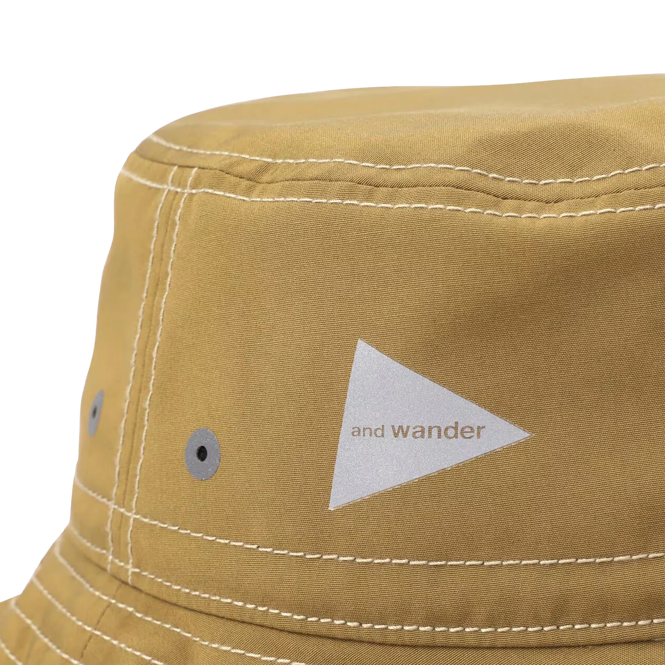 And Wander Pe/Co Hat Dark Beige - Image 5