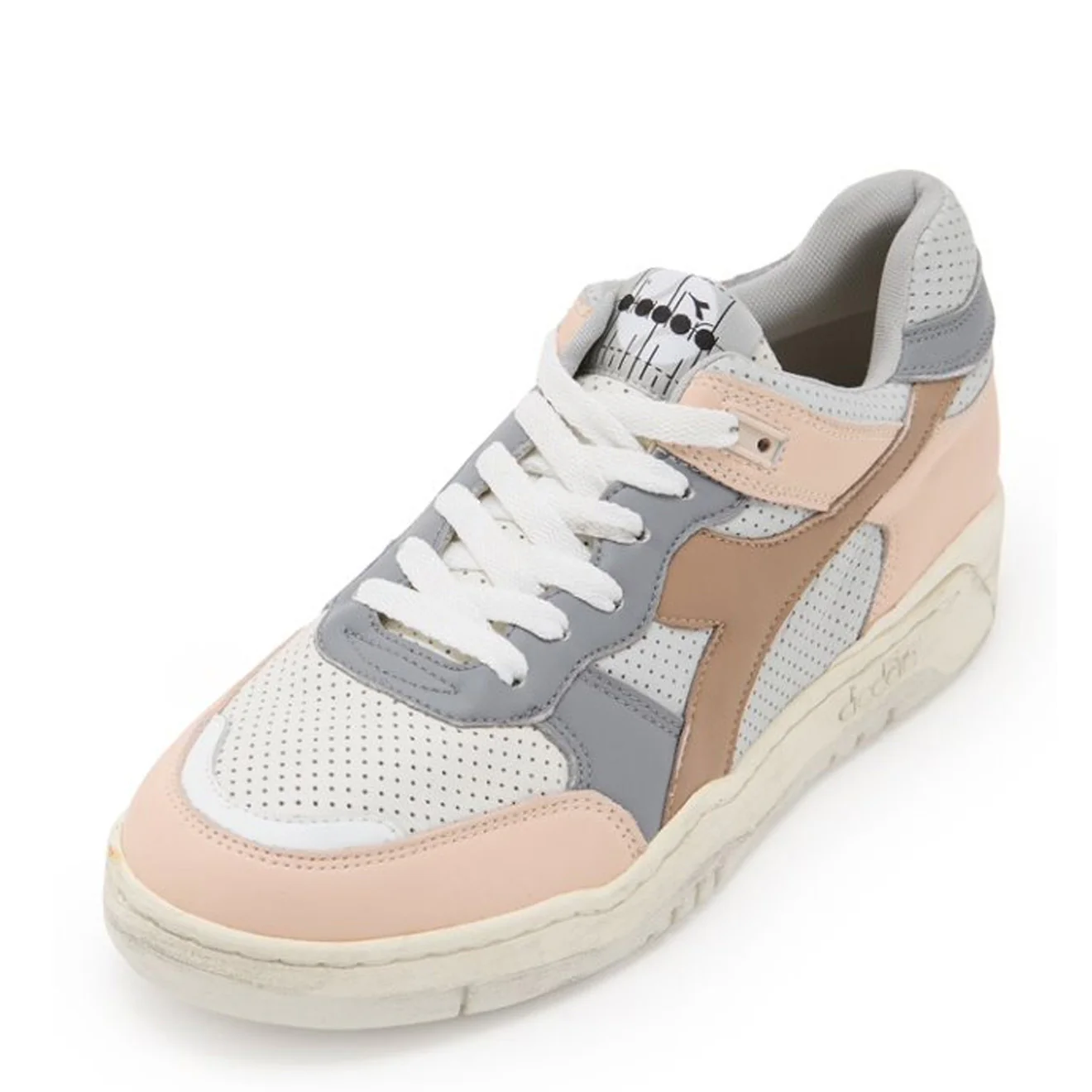 Diadora 560 Apulia Used Italia Trainers Dawn Blue - Image 3