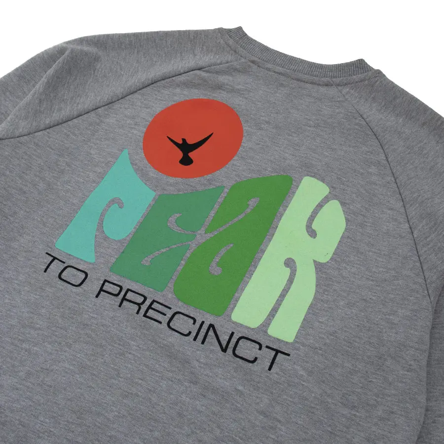 Hikerdelic Peak Dove Sweatshirt Grey Marl - Image 3