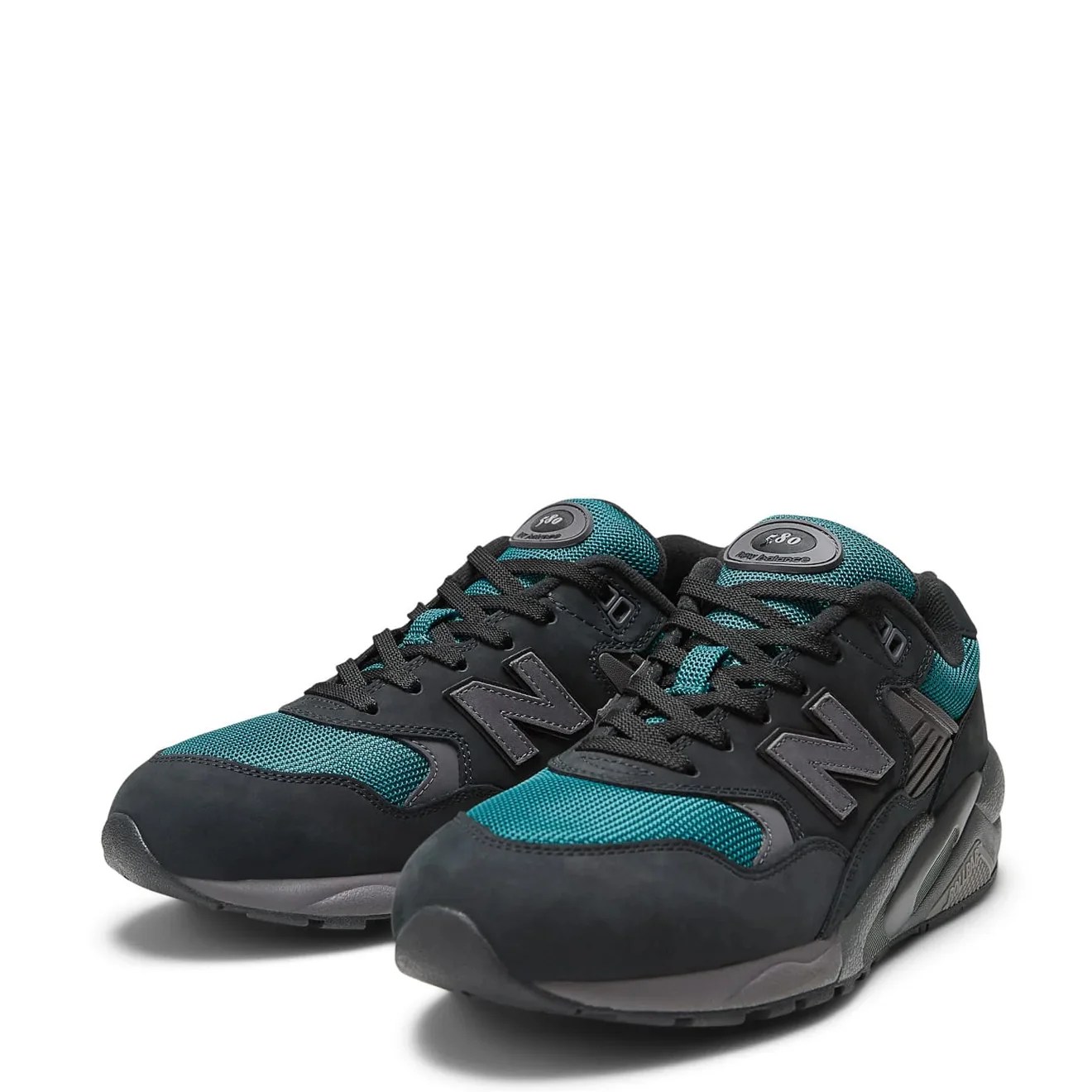 New Balance 580 Trainers Black / Vintage Teal / Magnet - Image 3