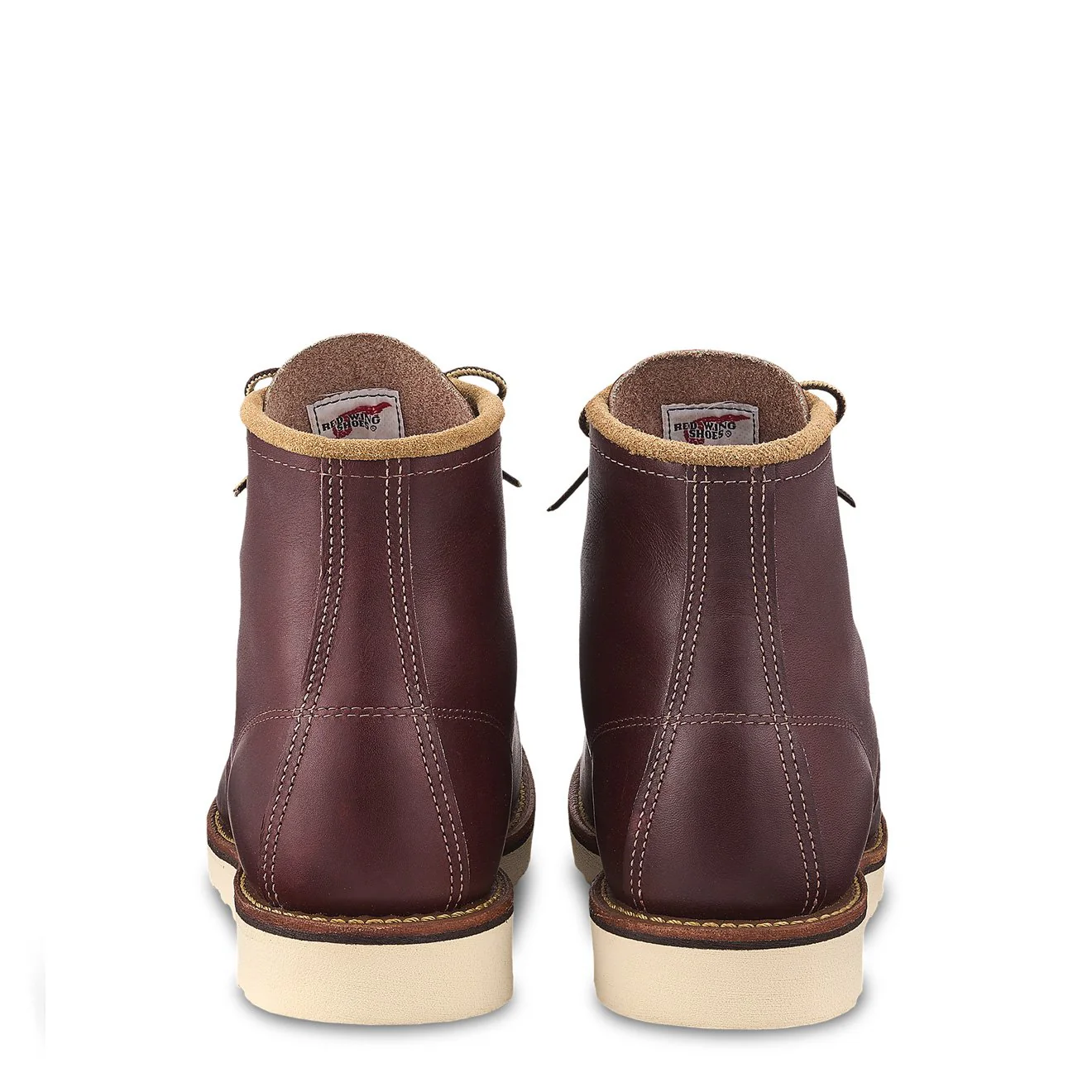 Red Wing 6-inch Classic Moc Boot Oxblood Mesa - Image 4