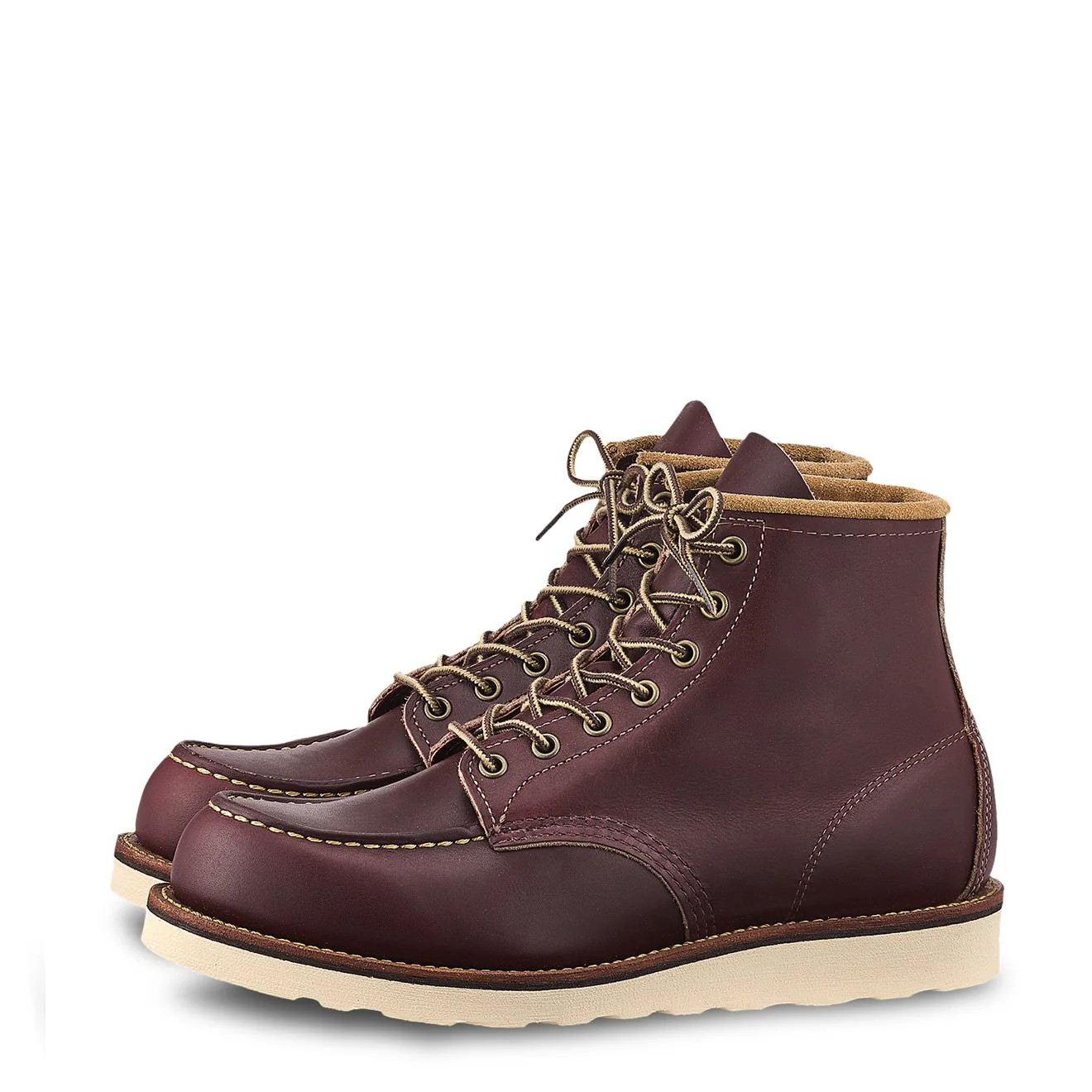 Red Wing 6-inch Classic Moc Boot Oxblood Mesa - Image 6