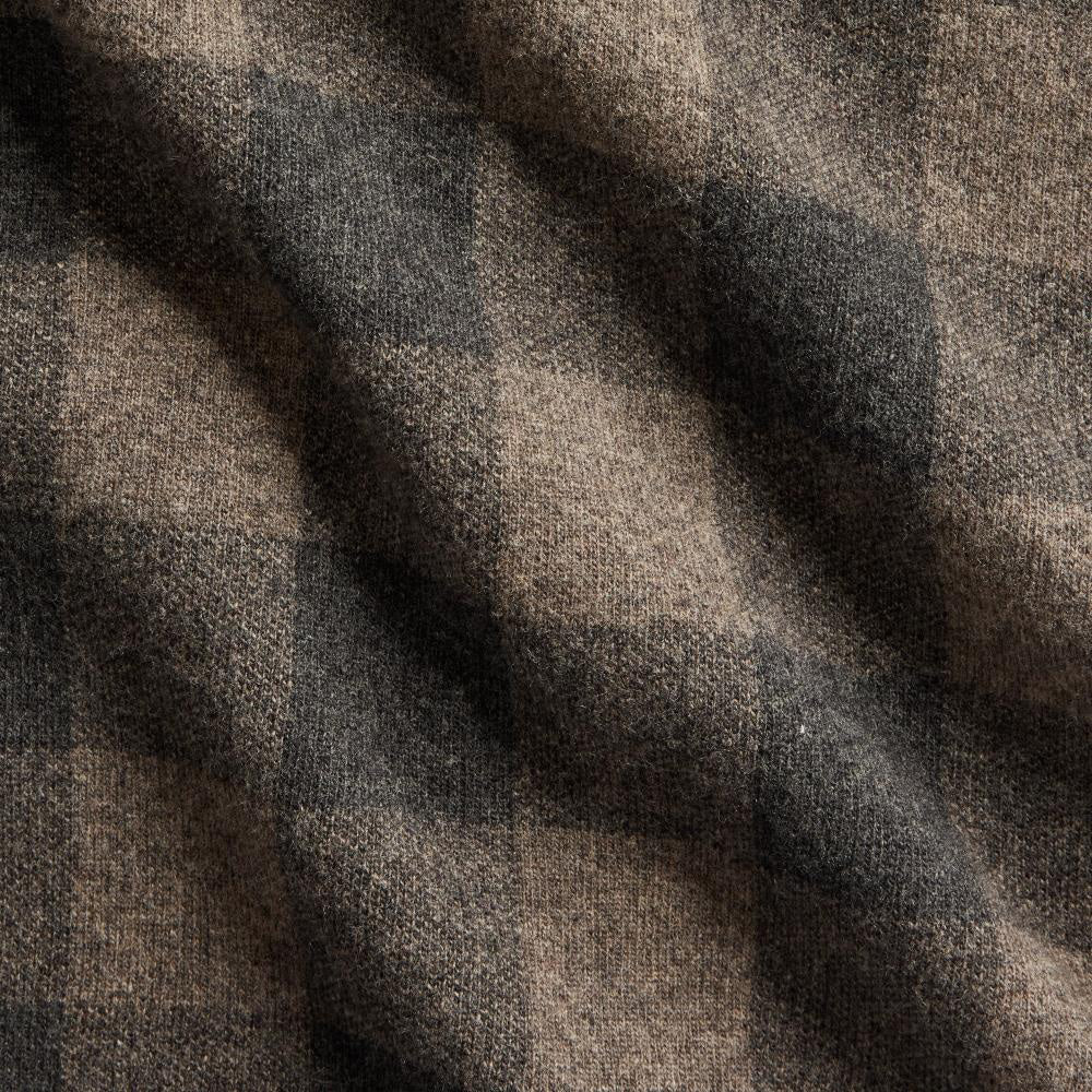 RRL by Ralph Lauren Plaid Wool Workshirt Jumper Charcoal / Black - Image 3