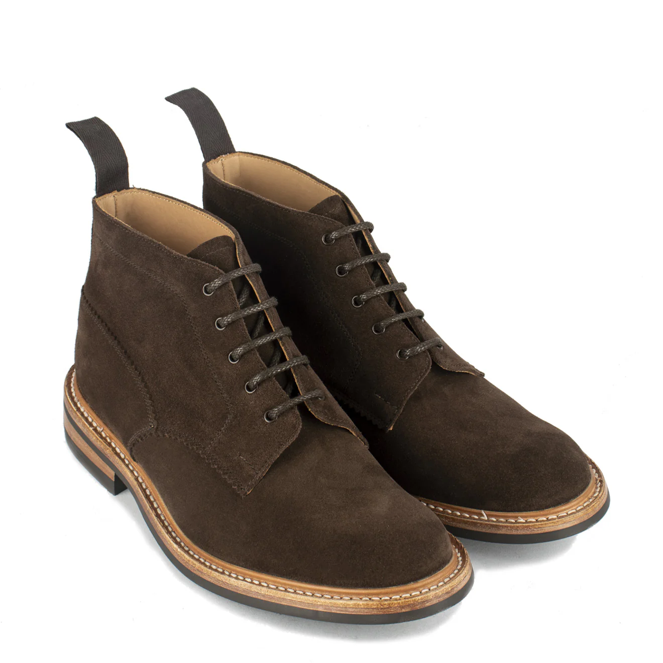 Trickers Evedon Chukka Boot Cafe Repello Suede - Image 3
