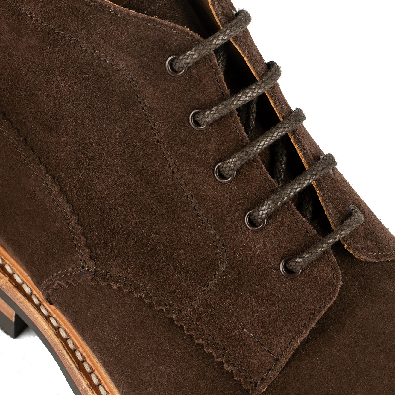 Trickers Evedon Chukka Boot Cafe Repello Suede - Image 8