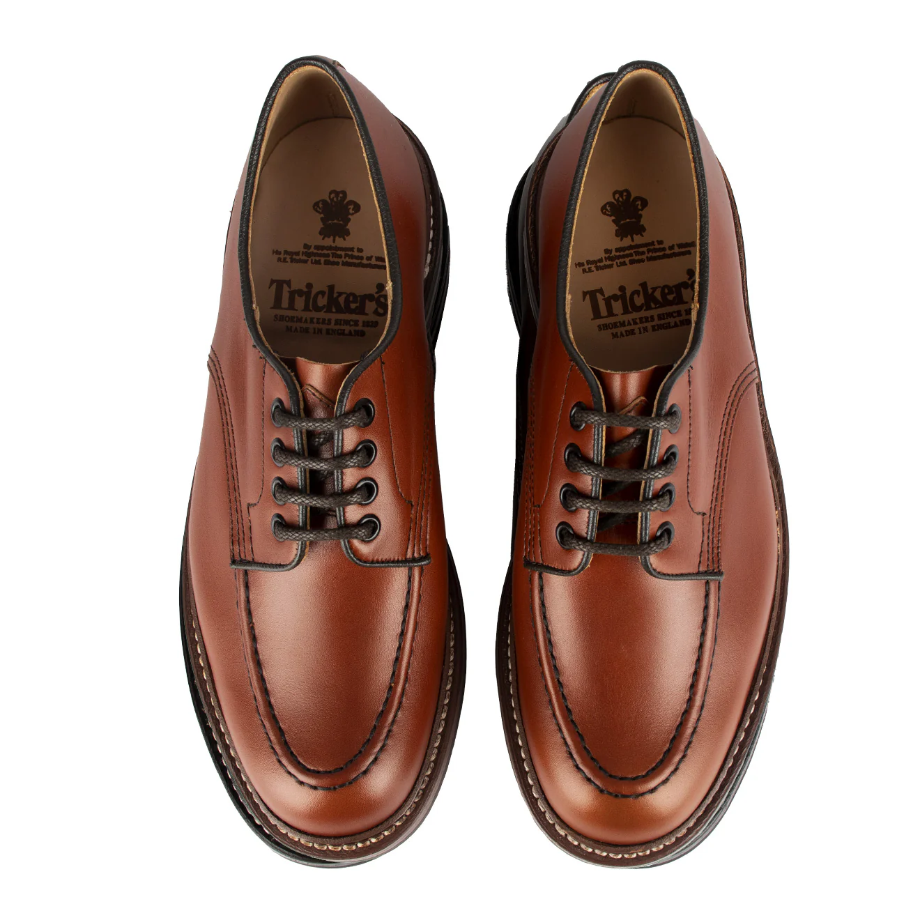 Trickers Heath Golf Derby Shoe Marron - Image 5